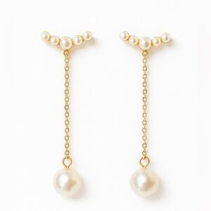 Elegant Pearl Drop Earrings